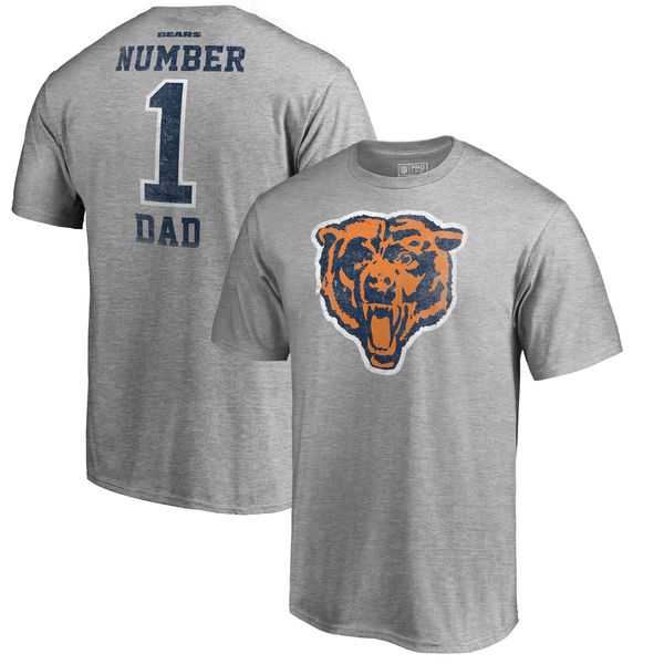 Chicago Bears Heathered Gray Big and Tall Greatest Dad Retro Tri-Blend NFL Pro Line by Fanatics Branded T-Shirt,We sell and wholesale Chicago Bears Heathered Gray Big and Tall Greatest Dad Retro Tri-Blend NFL Pro Line by Fanatics Branded T-Shirt on line form chian!